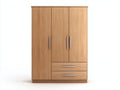 Armadio - legno - 148x60x203 cm - originale naturale - stile moderno