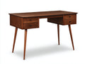 Scrivania - legno massello-MDF - 158x62x80 cm - marrone scuro - stile rétro elegante